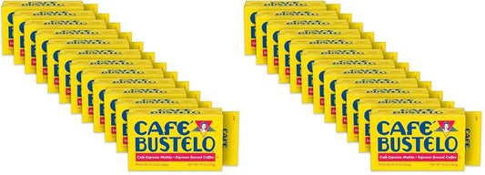 Café Bustelo Espresso Dark Roast Ground Coffee Brick,10 Ounce,(Pack of 24)