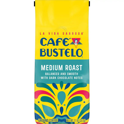 Cafe Bustelo Medium Roast Ground Coffee 11 Ounce Bag