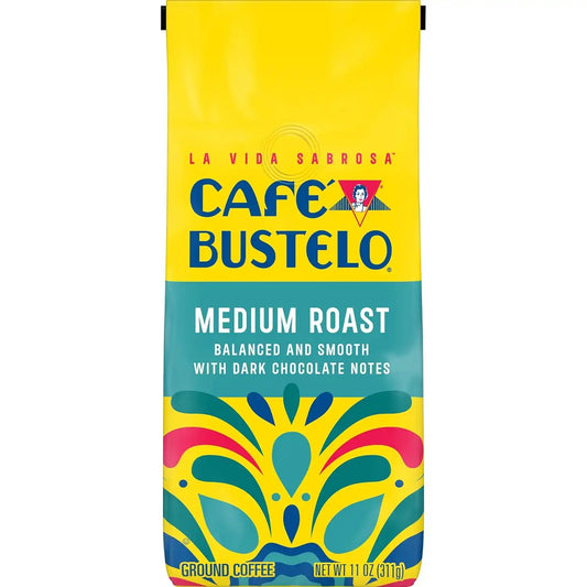 Cafe Bustelo Medium Roast Ground Coffee 11 Ounce Bag