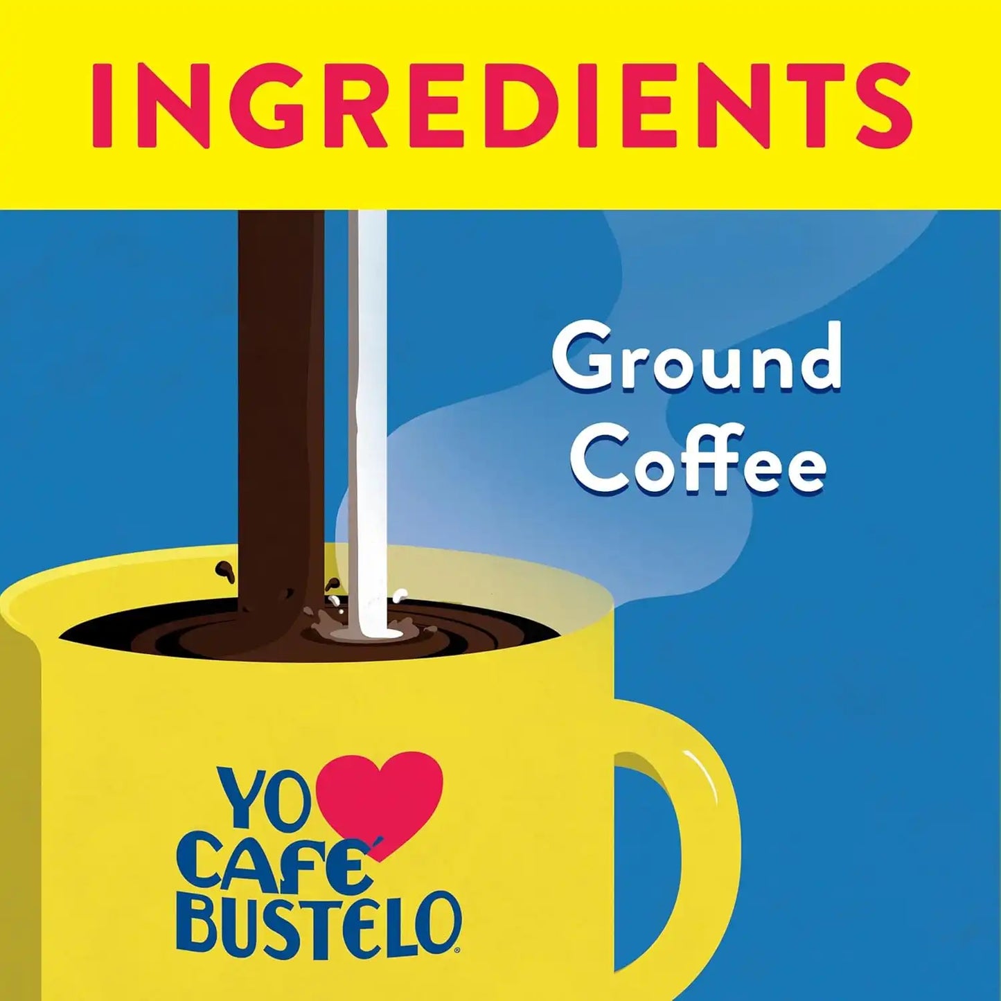Supreme by Bustelo Espresso Style Ground Coffee, Medium Dark Roast, 10-Oz. Brick (Pack of 12)