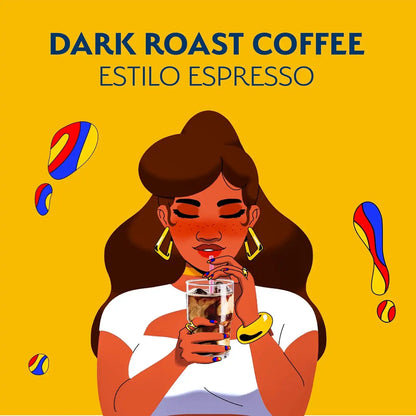 Café Bustelo Espresso Style Dark Roast, Single Serve Coffee Pods, 12 Count (Pack of 6)