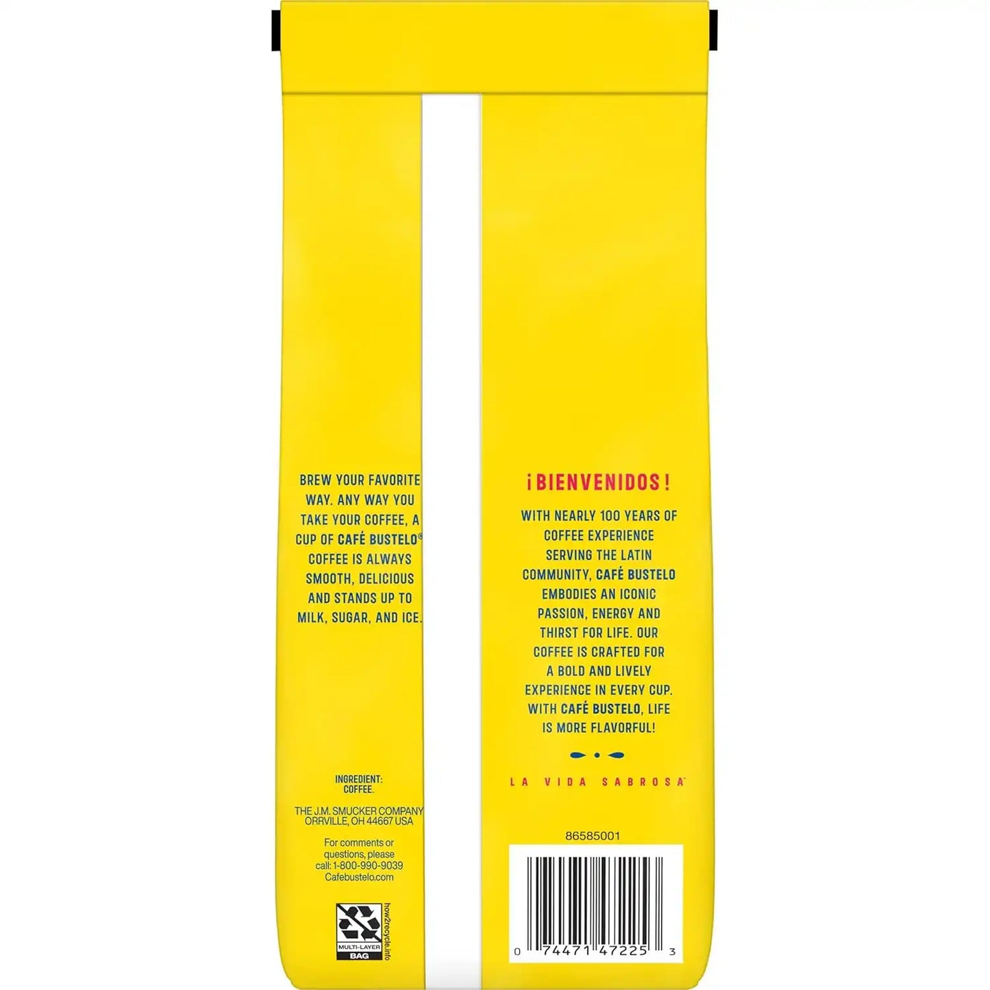 Café Bustelo Light Roast Ground Coffee, 11-Oz. Bag (Pack of 6)
