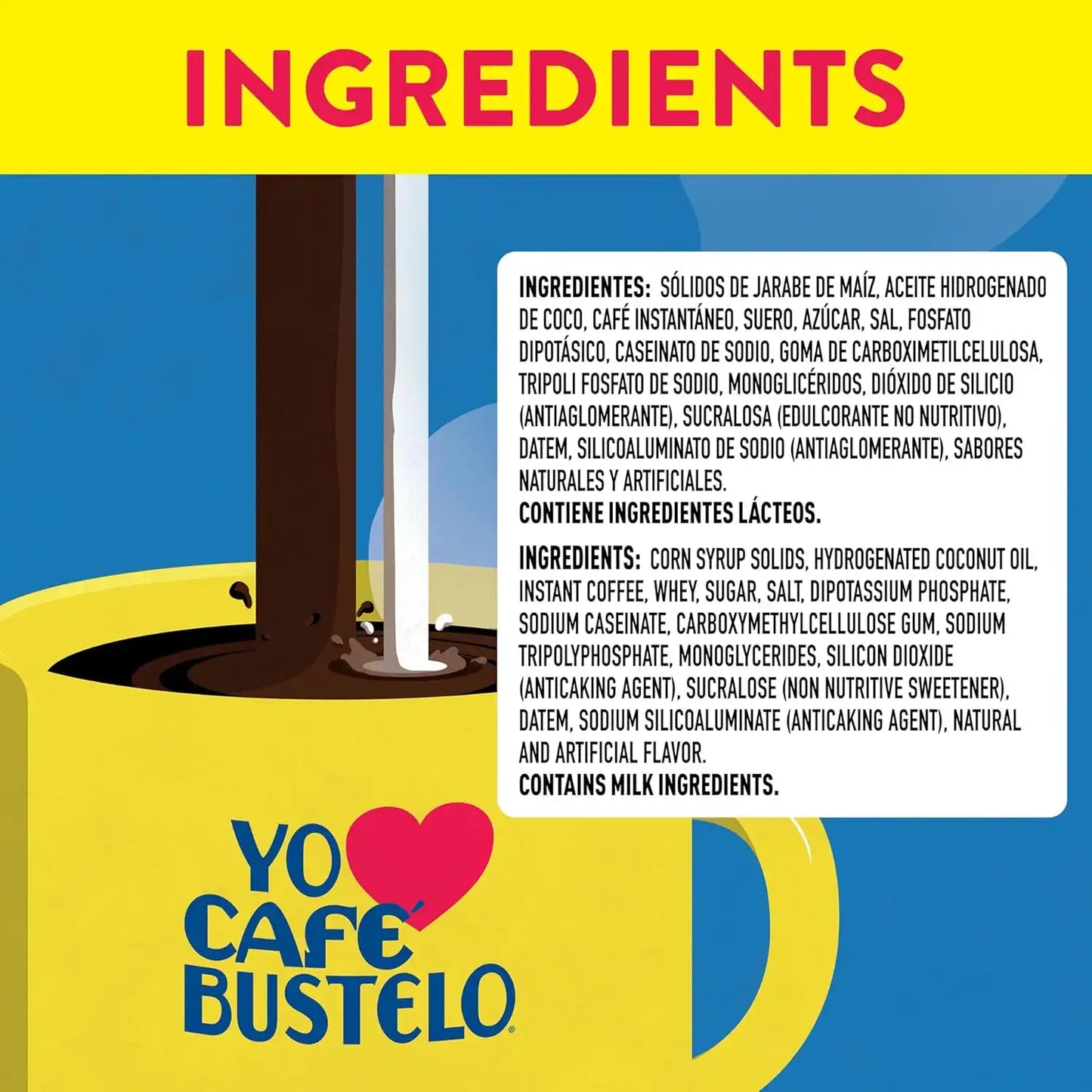 Café Bustelo Sweet & Creamy Café con Leche Coffee, 10 Keurig K-Cup Pods (Pack of 1)