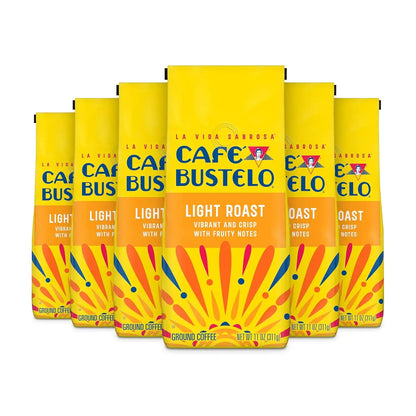 Café Bustelo Light Roast Ground Coffee, 11-Oz. Bag (Pack of 6)